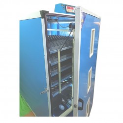 Hatchpro 1500 eggs incubator fully automatic with industrial egg turning trolley 